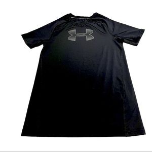 Under Armour • Rash-guard / Dry-wear /  Swim Top • Boy’s Large • Black •Like New